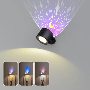 Brightness Adjustable Wall Night Light With Remote Control Battery Powered 3 Color Temps Indoor up and Down Led Wall Lamps