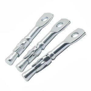 Durable Ceiling Anchor with Eye Tie Wire Wedge Anchors Galvanized Tie-wire Anchor for Wood, Concrete & Cement Walls