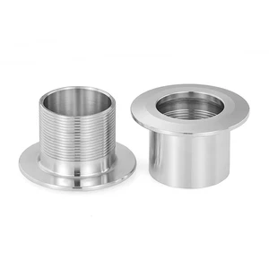 SS 304 316 Polished Penetrating Sleeve-ANSI Threaded Through-Wall Bushing for US Pipeline Projects 1/2-4