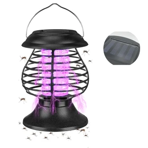 Portable Hand Solar Bug Zapper Outdoor Waterproof Mosquito Zapper Light Fly Mosquito Killer for Home Camping Backyard