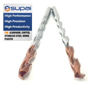SUPAL Solid Carbide Carbide Super Long Twists Drill Bit 12mm Tungsten Carbide CNC Drill Process SUS Well Drilling