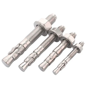 Carbon Steel Expansion Wedge Bolt Concrete Anchor With High Strength