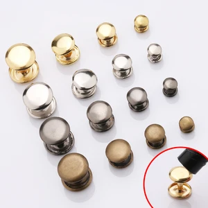 Metal Jeans Buttons Rivet Screws Press Stud Head Double Capped Buttons Garment Rivet