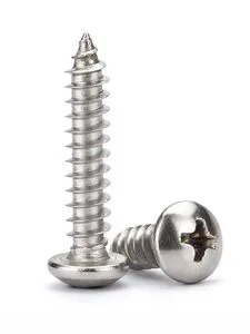 Industrial Grade Round Head Self-Tapping Screws - Alloy Steel Fasteners for Machinery Maintenance