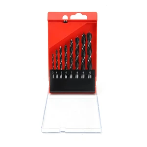 Nesen Brand High Grade Three Point Wood Drill Bit Set 3-10mm 8Pcs Smooth Finish Entire Length for Household & Professional Use