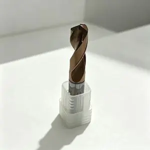 CUFFNOD 8.1-12 High Hardness Bronze Coated Tungsten Carbide Drill Bits 140 Point ISO Standard Steel Metal Drilling CNC Machine