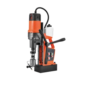 DMD-60T 60mm Annular Cutter 32mm Twist Drill Variable Speed Metal Heavy Duty Magnetic Drill Machine with Reserve Function