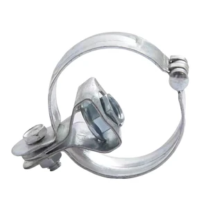Factory Price Carbon Steel Circle Type Pipe Clamp Hinge Pipe Support Bracket Pipe Fastener Anti Corrosion Vibration Resistant