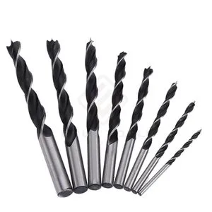 2024 Carbon Steel Rolled SDS Shank Extra Long Wood Brad Point Combination Drill Bit for Woodworking Carpenter