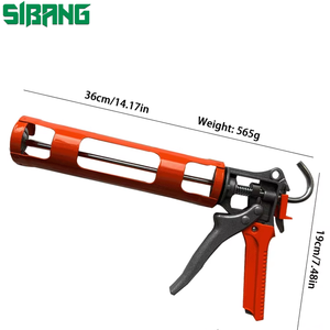 Alloy Manual Industrial & DIY Grade Silicone Sealant Caulking Gun for Construction Industry Sealant Caulking