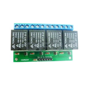 IO25A01 4-CH DC 5V/12V Self-locking Relay Module Bistable Latch Switch Low Pulse Trigger Control Board IO25A01