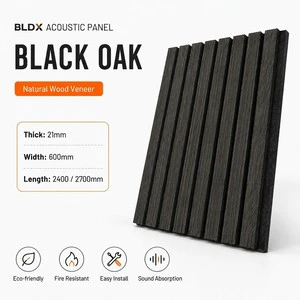 Acoustic Wood Slat Panels MDF Wholesale Bulk OEM Supplier for Karaoke Room