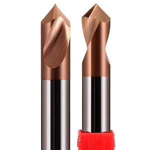 Tungsten Carbide Coated Center Drill Countersink Bit Dual Use 60 90 120 Degree Angle For High Precision Chamfering