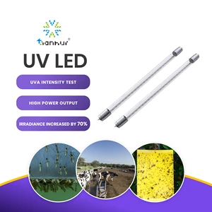 UV LED Replacement Bulbs 365nm 7W/10W T8 UVA Lamp Tube With G13 Base For Office Home Hotel AC Pest Control