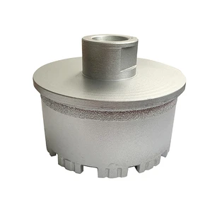 Dry/Wet Use Tungsten Carbide Steel Diamond Core Bits-Professional Drilling for Concrete Brick Natural Stone Chip-Free Cutting