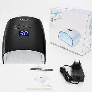 High Quality 66W 33leds Rechargeable Battery S10 Wireless UV Led Nail Lamp Gel Polish Dryer for Manicure Pedicure Salon Tool