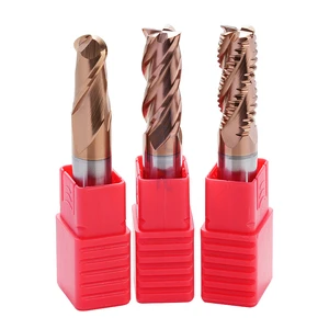 Hot Sale All Size HRC55 4 Flutes Carbide End Mill 4F 4 Mm 4mm 55 HRC 2 Flute Solid Carbide Endmill