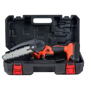 BOLIU 6-Inch Mini Electric Pole Chainsaw 1550W 185mm Blade Brushless Two Batteries Ocean Style Industrial DIY OEM 1-Year