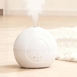 Custom Small Ultrasonic Nursery Humidifier Aroma Cool Mist White Noise Baby Humidifier With LED Night Light For Home Bedroom