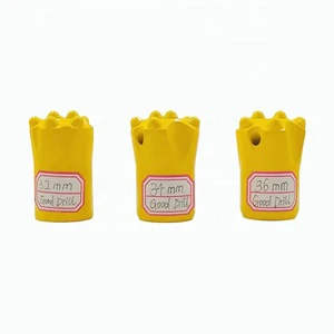Multi Function 7 11 Degree 28 32 34mm Conical Rock Drill Button Bit for Mining