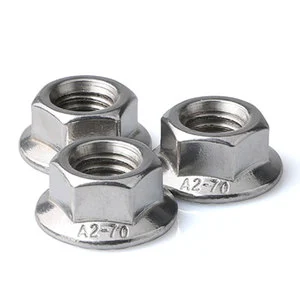 M10x1.25 M20x1.5 Carbon Steel Hex Flange Nut