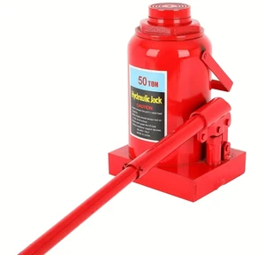 50 Ton Heavy Duty Hydraulic Jack, 160mm Lift, High Strength Steel, for Heavy Equipment Lifting