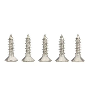 Stainless Steel SS201 DIN7982 Screw Fastener CSK Cross Flat Head Stainless Steel Self Tapping Screw for Metal SS Screw