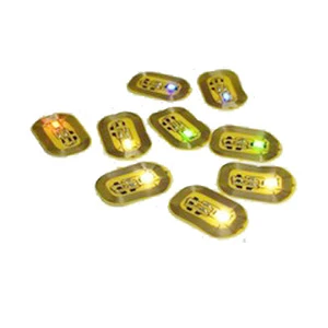 Cheap Waterproof LED NFC RFID HF Nail Tag Sticker with LED Flashing Light