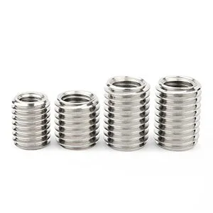 Factory Thread Bushings SS303 Threaded Insert Nut with Internal & External Threads for Heavy-Duty Machinery & Equipment Assembly