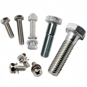 Customized Quality Stainless Steel Full/half Threaded Hexagon Bolts M4-M20 Zinc Plated Fasteners ANSI Class 4.8 5/8