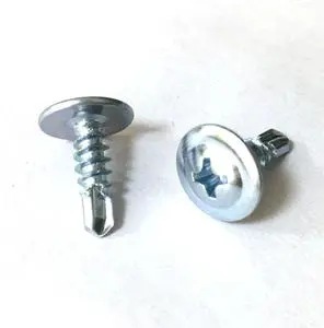 Modify Carbon Steel Metal Galvanized Round Wafer Truss Head Self Drilling Screw