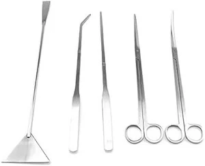 High Quality Aquascaping Tool Kit 5pcs Aquarium Tool Kit Set Tank Aquatic Plant Fish 5 Piece Pouch Aquarium Tool Kit by SHU & CO