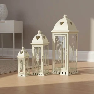 Floor Decoration Metal & Glass Modern Lanterns