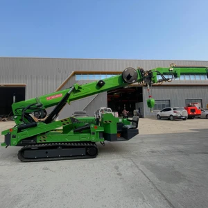 Tonlita Crane Heavy Duty 8ton 10ton 12ton Spyder Crawler Crane Hydraulic Outrigger Remote Control Spider Jib Crane