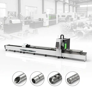 High Accuracy Automatic Tubes Laser Cutting Machine Upgrade LX62TE Cnc Laser Pipe Cutting Machine For Sale