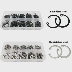 DIN472 Internal Retaining Snap Rings Kits for Bores Carbon Steel and Stainless Steel Retaining Retaining Ring/Inner Circlip
