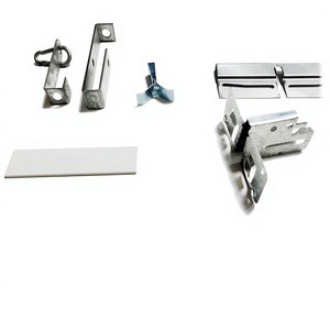 Modern Galvanized Steel Windproof Clips for Mineral Wool Boards & PVC High Strength Hold Down Clips 100PCS/BOX