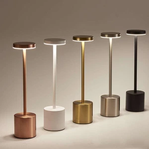 High Quality Decoration Lighting Living Room Bedroom Home Metal Iron Led Night Light Touch Metal Table Lamp