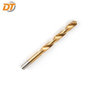 DT DIN338 Jobber Length Edge Ground High Speed Steel Twist Drill Bit Titanium Coating Metal Drill Bit