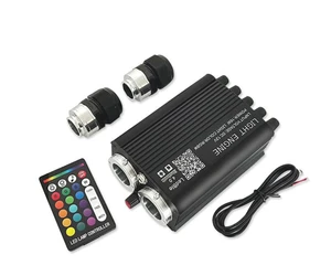 16W RGB Fiber Optic LED Light Kit Shooting Stars Car Roof Light with RGBW Color Effect