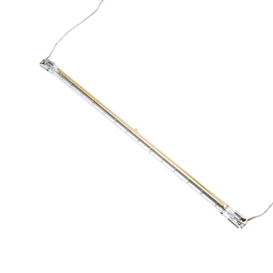 SK17 Gold Reflection Coating Quartz Heater Lamp Infrared Lamp for Industrial Heating