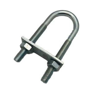 High Strength Galvanized U Bolts M10*250mm Turkish Manufacturer Heavy Duty Clamp Nut Washer Steel Sieve Model EKU10-250 3 Year