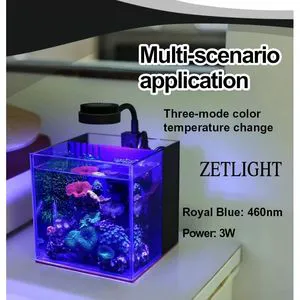 Zetlight M1 Pro Full Spectrum Nano Small Aquarium LED lamp Fish Tank Saltwater Marine Coral Reef LED and Planted Light