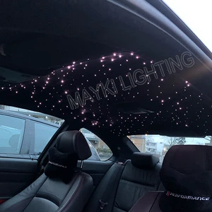 12w Led Fiber Optic Lights RGB Led Star Ceiling Optic Fiber Light Kit With 0.75mm Pmma Fiber Optic Cable