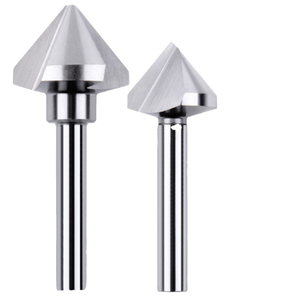 HSS 90 Degree Drill Bit Chamfer Cutter Countersink for Mill Processing Round Shank High Speed Steel Metal Carbide