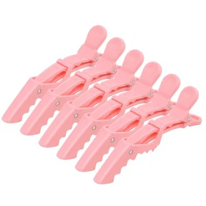 Top Selling Alligator No Trace Clip Hair Salon Plastic Duck Beak Clip Hair Section Positioning Clip