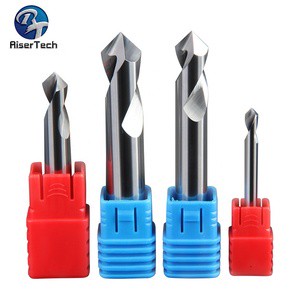 Spot Tungsten Carbide Center Chamfering Drill Bits for Metal Aluminum / Copper / Brass