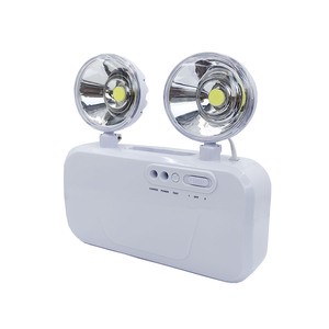 Non-Maintained LED Emergency Dual Head Light, Fire Fighting Led Emergency Light With Rechargeable Battery, High Brightness