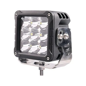 Square Waterproof Dustproof Spot Beam 45W IP69K 6000-6500K LED Work Light for 4x4 Off-Road Car Tractor