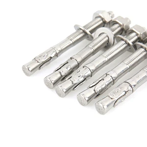 Heavy Duty Stainless Steel Fastener Wedge Anchor for Construction Concrete Fastening